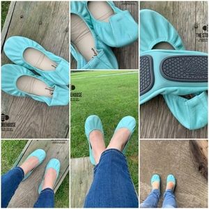 🦄NIP🦄 THE STOREHOUSE BALLET FLATS ROBINS EGG BLUE 6 Turquoise